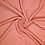 Bio jersey with waffle binding, old pink