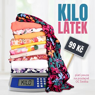 Nová várka látek za 99 Kč / kg je tady