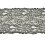 Elastická krajka khaki, 150 mm