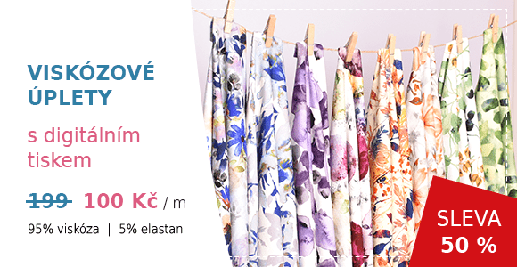 Viskózový úplet - sleva 50 %