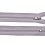 Zips špirálový 3mm nedeliteľný 18cm svetlo šedá