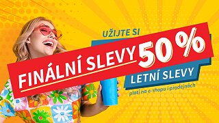 FINÁLNÍ SLEVY 50 % JSOU TADY!