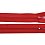 Zips špirálový 3mm nedeliteľný 18cm červená