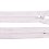 Zips špirálový 3mm nedeliteľný 18cm biela