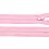 Zip spirálový 3mm nedělitelný 18cm růžová