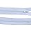 Zips špirálový 3mm nedeliteľný 18cm svetlo modrá