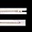 Zipper brass indivisible white 10 cm