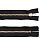 Zipper brass indivisible black 10 cm