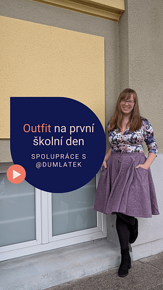 První školní den Lucie 🏫😊
