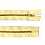 Zipper brass indivisible yellow 10 cm