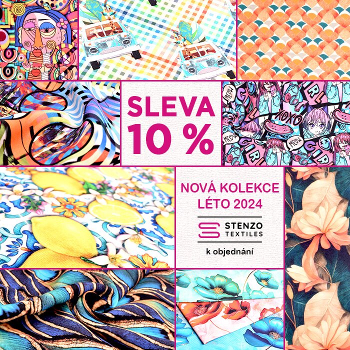 Nová kolekce LÉTO 2024 s akční slevou 10%!