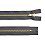 Zipper brass indivisible dark gray 18 cm