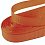 Taffeta ribbon brown 9mm