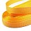 Taffeta ribbon yellow 9mm