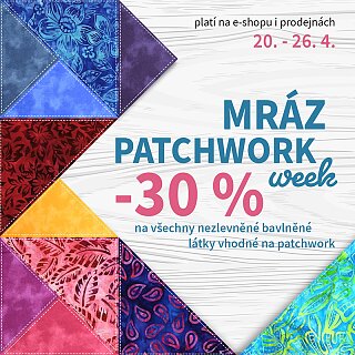 Mráz Patchwork Week se slevou 30 %