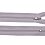 Zip spirálový 3mm nedělitelný 10 cm světle šedá