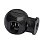 One-hole stopper, black matte