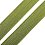 Edging glossy elastic 15 mm, khaki