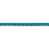 Braid with pompoms turquoise, width 6 mm