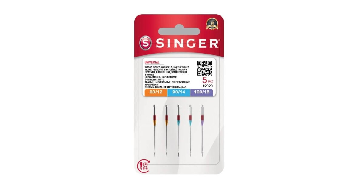 Naaimachinenaalden Set – 40 Stuks, 5 Maten, Universeel Voor Singer, Brother En Janome