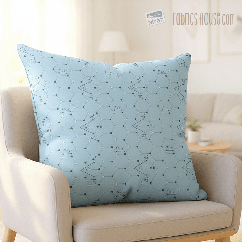 Cotton of the Science Lab collection with vectors | FabricsHouse.com