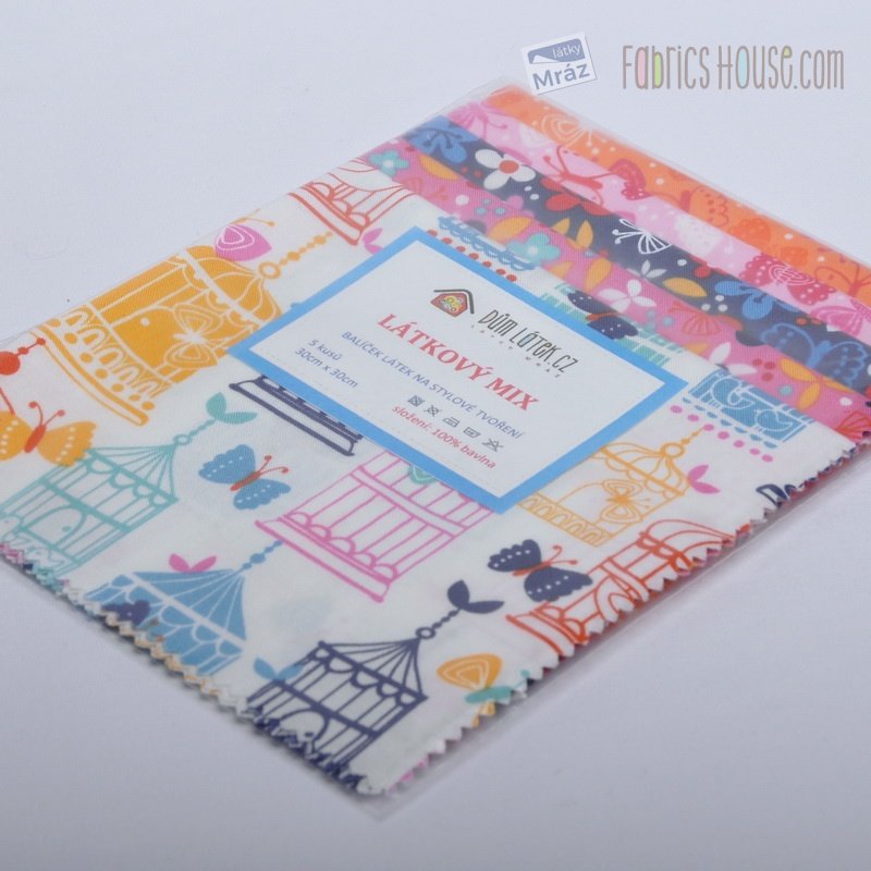 Fabric mix collection Cherry Blossom Garden | FabricsHouse.com