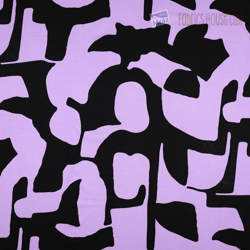 Stretch viscose with a pattern | FabricsHouse.com