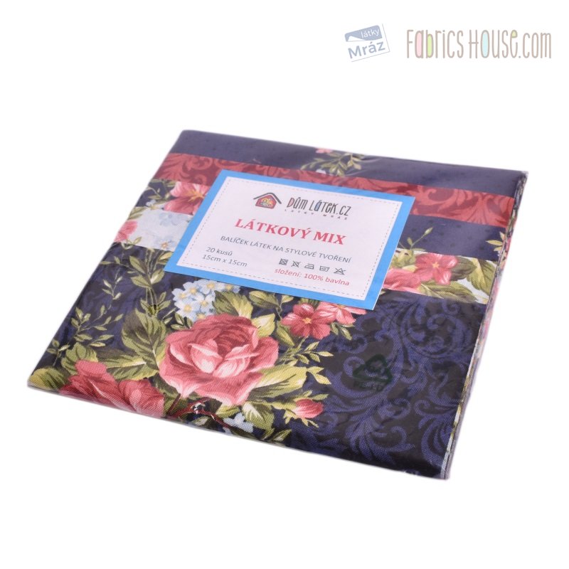 Fabric mix collection Roses On the Vine | FabricsHouse.com