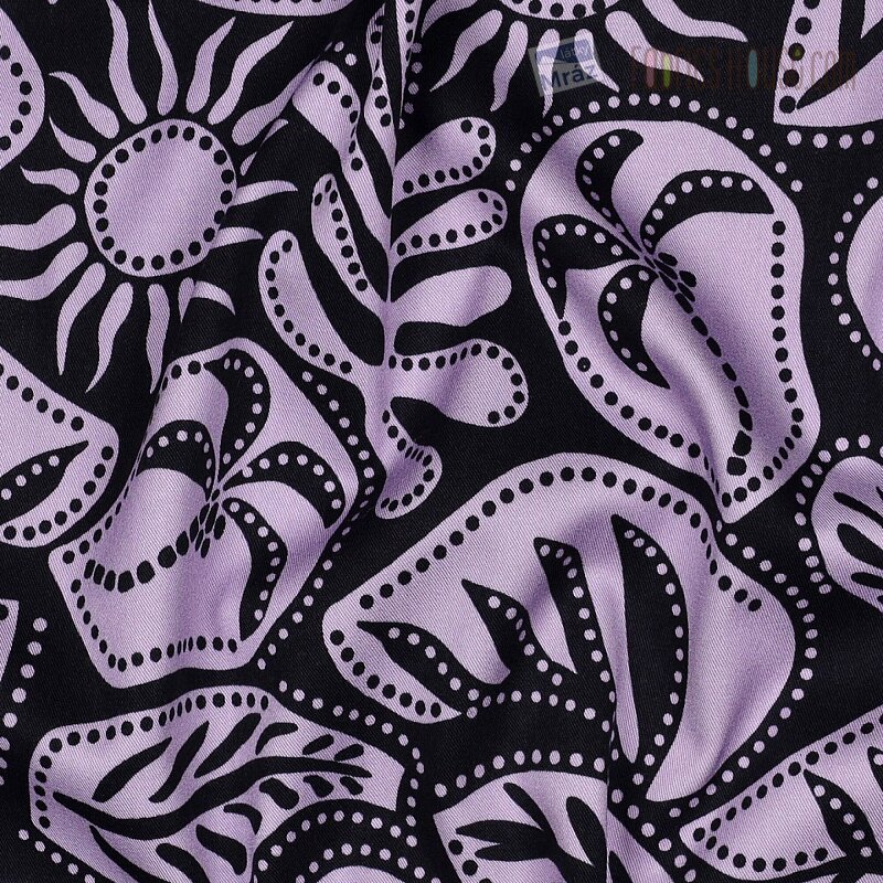 Viscose stretch with pattern | FabricsHouse.com